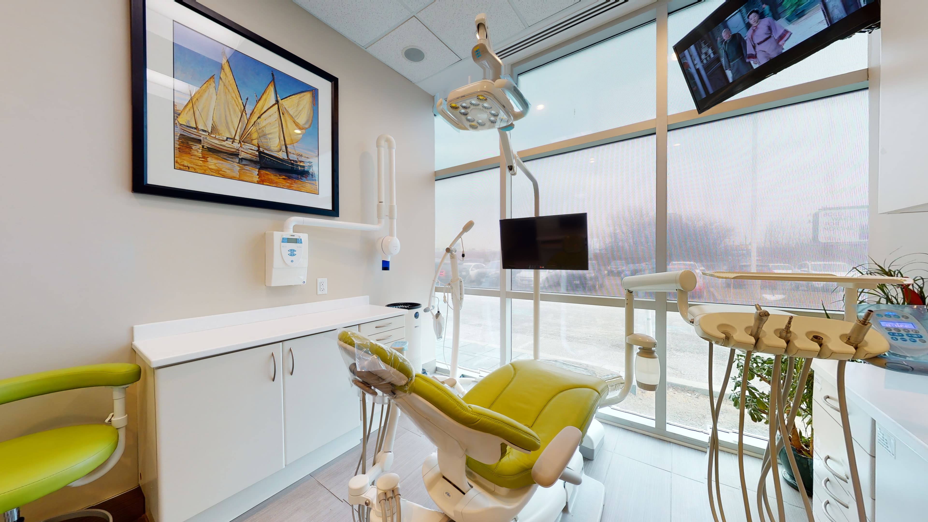 A treatment room at Orion Dental Scarborough